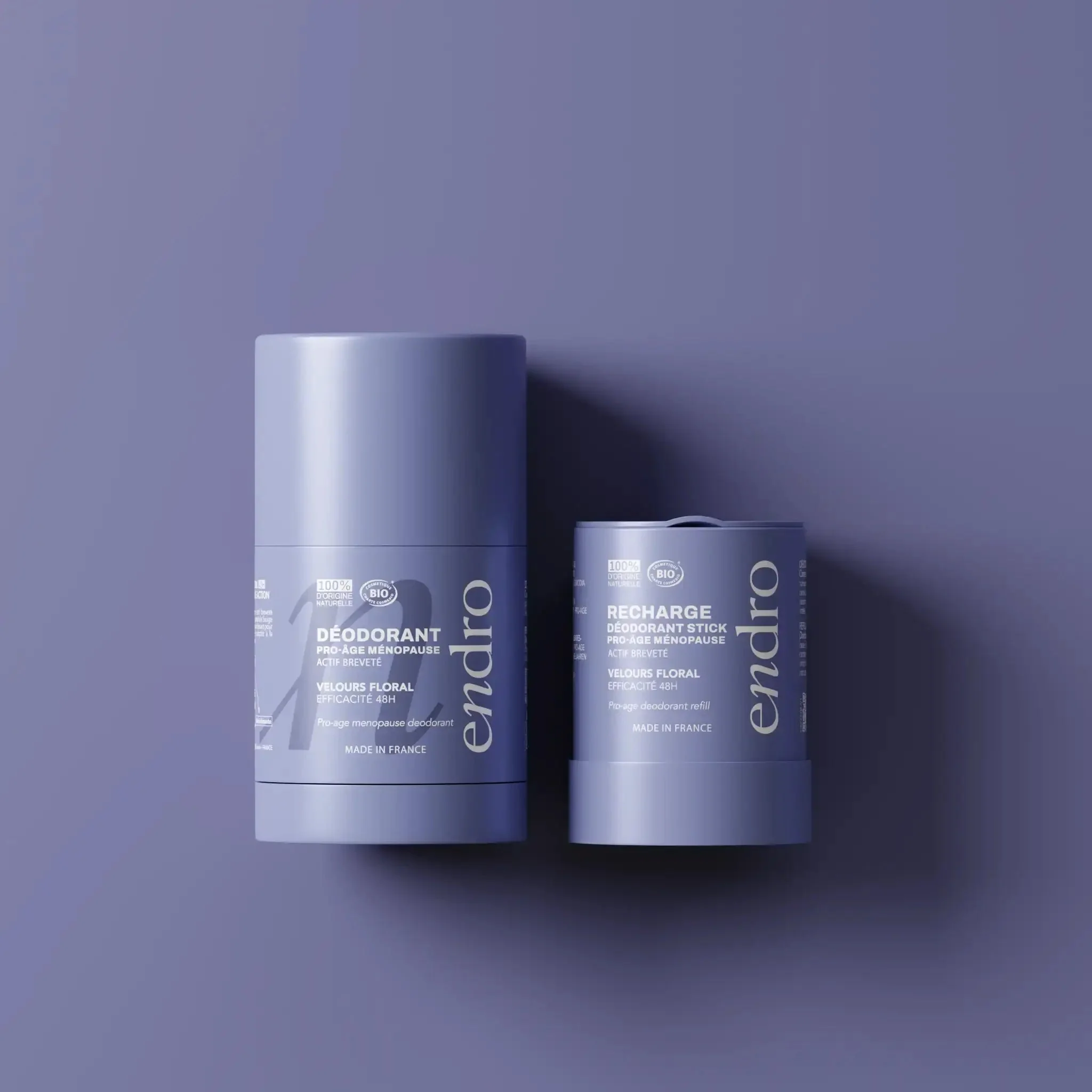 Duo déodorant stick & recharge 48H - Pro-âge ménopause